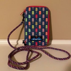 Kavu zipper wallet with strap